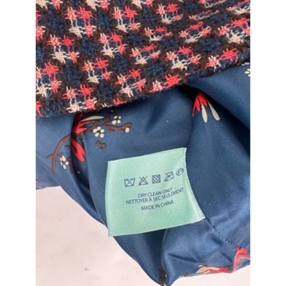 Louie Lucie Multicolor Back Zip Lined Knit Short Geometric Mini Skirt Size M - Picture 7 of 8